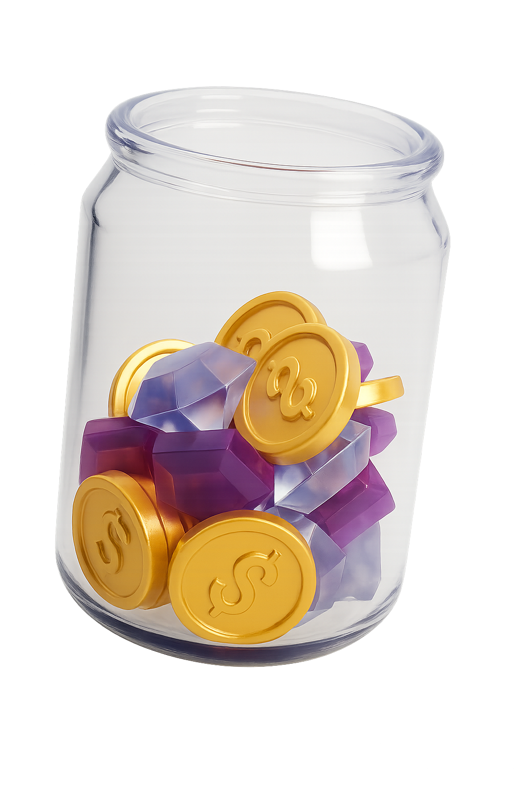 Savings coin jar